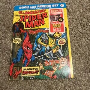 The Amazing Spider-Man Comic Book and Record Set